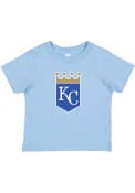 Kansas City Royals Infant Primary Logo T-Shirt - Light Blue