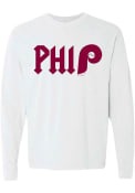 Philadelphia Phillies Womens Comfort Colors T-Shirt - White