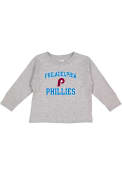Philadelphia Phillies Toddler Cooperstown #1 Design T-Shirt - Grey
