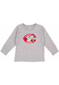 Cincinnati Reds Toddler Throwback Logo T-Shirt - Grey