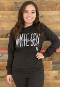 Chicago White Sox Womens Script T-Shirt - Black