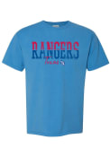 Texas Rangers Womens Classic T-Shirt - Light Blue