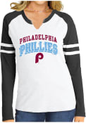 Philadelphia Phillies Womens Raglan T-Shirt - Grey