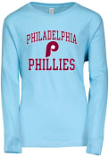 Philadelphia Phillies Youth #1 Design T-Shirt - Light Blue