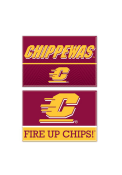 Central Michigan Chippewas 2pk Rectangle Magnet