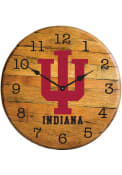 Indiana Hoosiers Team Logo Wall Clock