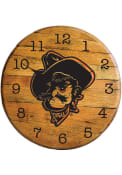 Oklahoma State Cowboys Team Logo Wall Clock