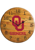 Oklahoma Sooners Team Logo Wall Clock
