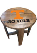 Tennessee Volunteers Team Logo Brown End Table