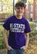 K-State Wildcats Purple Football Tee
