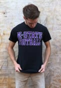 K-State Wildcats Black Football Tee