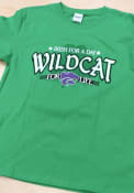K-State Wildcats Youth Green Irish For A Day T-Shirt