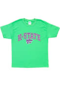 Green Youth K-State Wildcats Arch T-Shirt