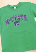 K-State Wildcats Youth Green Arch T-Shirt