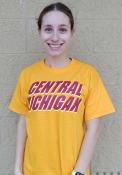 Central Michigan Chippewas Gold Rally Loud Tee