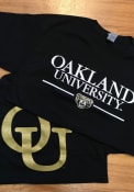 Oakland University Golden Grizzlies Black Rally Loud Tee