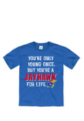 Kansas Jayhawks Youth Blue Yoyo T-Shirt