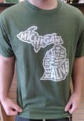 Michigan Green High Five Short Sleeve T Shirt