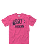 Missouri Pink Establish Date Arch Short Sleeve T Shirt