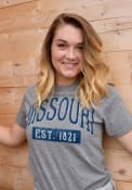 Missouri Grey Establish Date Arch Short Sleeve T Shirt