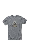 Purdue Boilermakers Grey Fade Out Tee