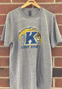 Kent State Golden Flashes Grey Fade Out Tee