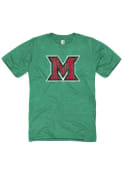 Miami Redhawks Green Arch Mascot Fashion Tee