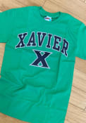 Xavier Musketeers Green Distressed Big Logo Tee