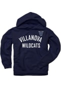 Villanova Wildcats Kids Navy Blue Arc Hooded Sweatshirt