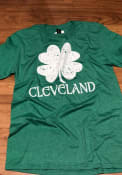 Cleveland Green Splatter Shamrock Short Sleeve T Shirt