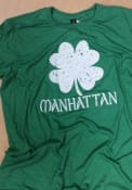 Manhattan Green Splatter Shamrock Short Sleeve T Shirt