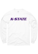 White Mens K-State Wildcats Rally Loud T Shirt