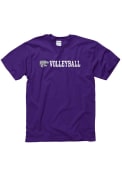 K-State Wildcats Purple Volleyball T Shirt