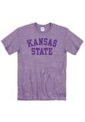 K-State Wildcats School Name T Shirt - Lavender
