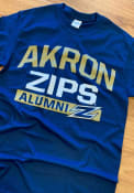 Akron Zips Navy Blue Alumni Tee