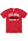 Central Missouri Mules Red Alumni Tee
