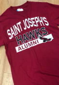 Saint Josephs Hawks Crimson Alumni Tee