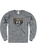 Oakland University Golden Grizzlies French Terry Crew Sweatshirt - Charcoal