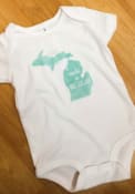 Michigan Baby White Made In One Piece