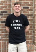 Cincinnati Black Drinking Team Short Sleeve T Shirt