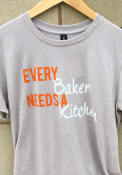 Cleveland Heather Slate Every Baker Needs A Kitchen Short Sleeve T Shirt