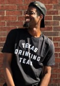 Texas Black Drinking Team Short Sleeve T Shirt