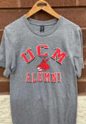 Central Missouri Mules Heathered Alumni Fashion T Shirt - Grey