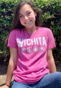 Wichita Pink Sunflower Short Sleeve T Shirt