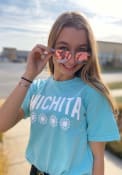 Wichita Chalky Mint Sunflower Short Sleeve T Shirt