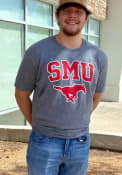 SMU Mustangs Arch T Shirt - Grey
