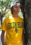 Baylor Bears Sic Em Arch Mascot T Shirt - Gold
