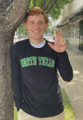 North Texas Mean Green Rival Arch Team Name T Shirt - Black