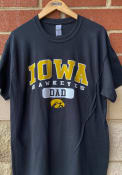 Iowa Hawkeyes Dad Graphic T Shirt - Black