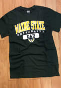 Wayne State Warriors Dad Graphic T Shirt - Green